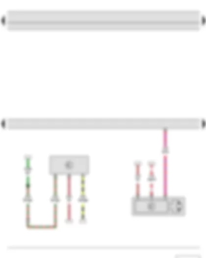 Wiring Diagram  SKODA FABIA II 2011 - Oil level and oil temperature sender - Engine control unit - Coolant circulation pump 2