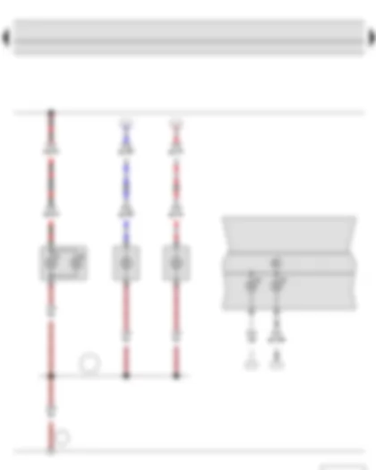 Wiring Diagram  SKODA FABIA II 2011 - Dash panel insert - Additional brake light bulb - Left number plate light - Right number plate light