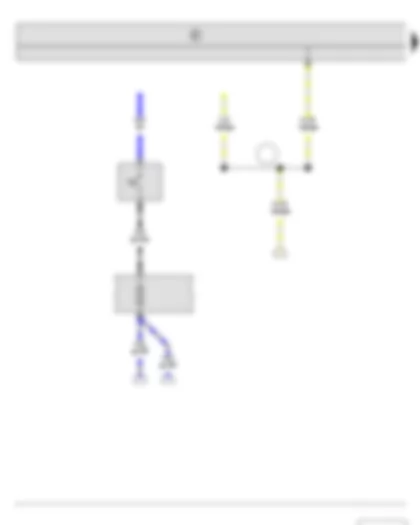 Wiring Diagram  SKODA FABIA II 2011 - Daytime running lights switch - Fuse holder B
