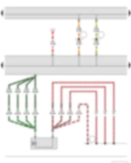 Wiring Diagram  SKODA FABIA II 2011 - Climatronic control unit - Air conditioner compressor regulating valve