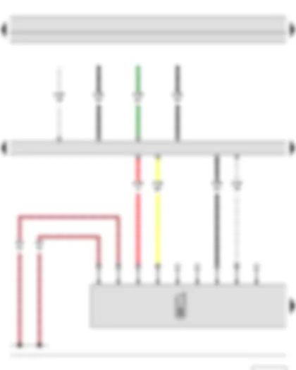 Wiring Diagram  SKODA FABIA II 2011 - Mobile telephone operating electronics control unit - Mobile telephone - Telephone bracket