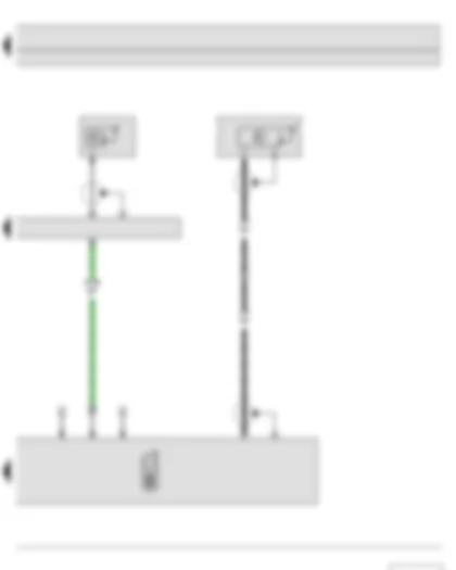 Wiring Diagram  SKODA FABIA II 2011 - Mobile telephone operating electronics control unit - Mobile telephone - Telephone bracket - Aerial for Bluetooth - Roof aerial