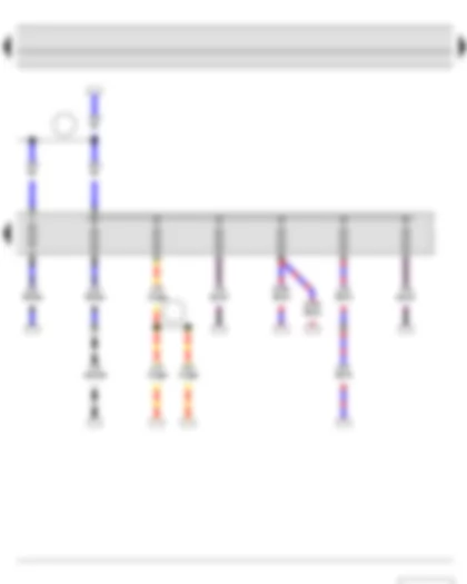 Электросхемa  SKODA FABIA II 2011 - Блок предохранителей B