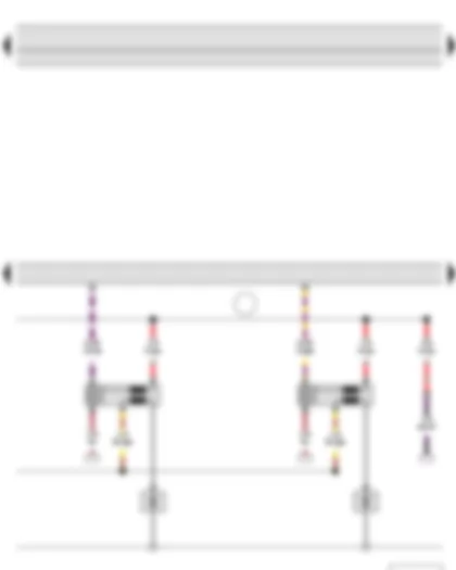 Электросхемa  SKODA FABIA II 2011 - Блок управления двигателя - Катушка зажигания 3 с выходным каскадом - Катушка зажигания 4 с выходным каскадом