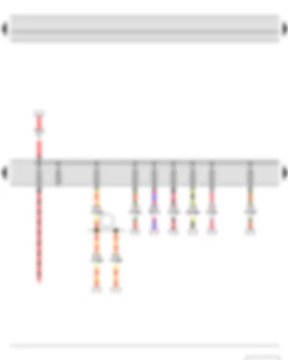 Wiring Diagram  SKODA FABIA II 2011 - Fuse holder B