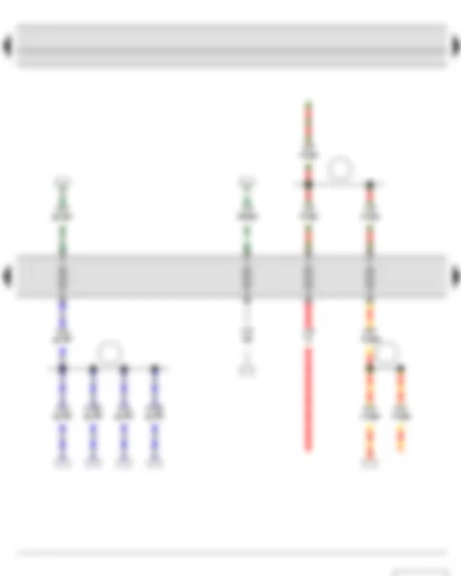 Wiring Diagram  SKODA FABIA II 2011 - Fuse holder B