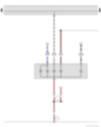 Wiring Diagram  SKODA FABIA II 2011 - Left tail light