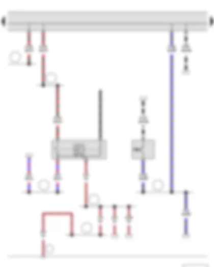 Wiring Diagram  SKODA FABIA II 2011 - Reversing light switch - Brake pedal switch