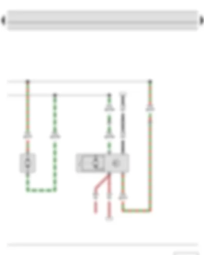 Wiring Diagram  SKODA FABIA II 2011 - Rear window wiper motor - Windscreen and rear window washer pump