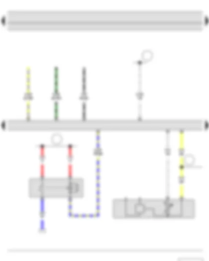 Электросхемa  SKODA FABIA II 2011 - Датчик температуры воздуха на впуске - Реле системы непосредственного впрыска дизельного двигателя - Блок управления двигателя