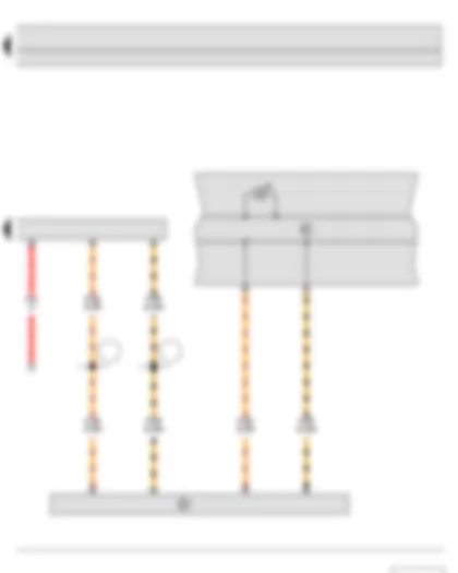 Wiring Diagram  SKODA FABIA II 2011 - Airbag control unit - Data bus diagnostic interface - Dash panel insert