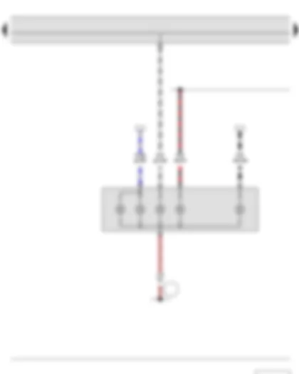 Wiring Diagram  SKODA FABIA II 2011 - Left tail light