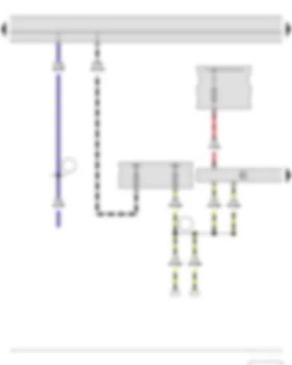 Wiring Diagram  SKODA FABIA II 2011 - Automatic gearbox control unit - Fuse holder A - Fuse holder B