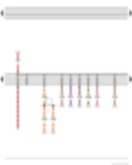 Электросхемa  SKODA FABIA II 2011 - Блок предохранителей B