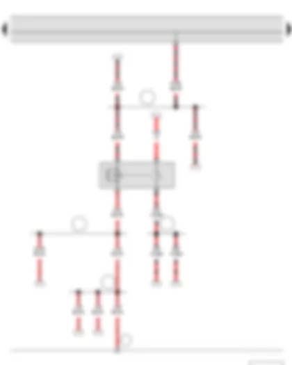 Электросхемa  SKODA FABIA II 2011 - Реле разгрузки контакта X