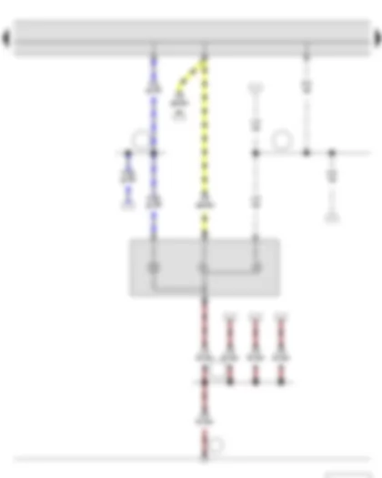 Wiring Diagram  SKODA FABIA II 2011 - Front left headlight