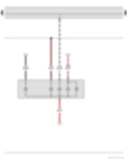 Wiring Diagram  SKODA FABIA II 2011 - Right tail light