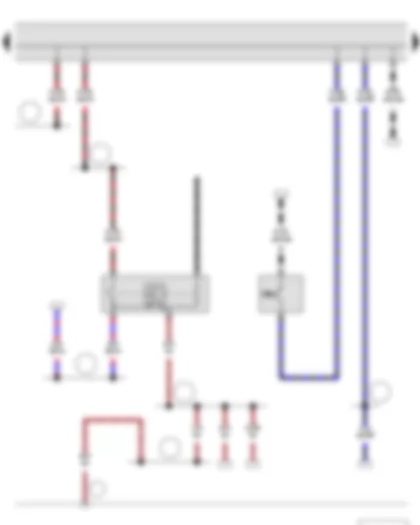Wiring Diagram  SKODA FABIA II 2011 - Reversing light switch - Brake pedal switch