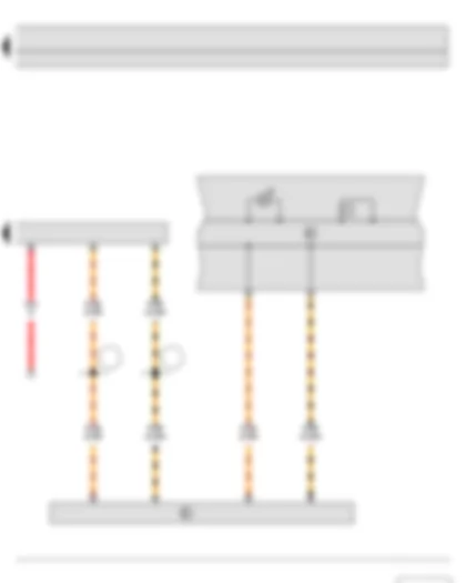 Wiring Diagram  SKODA FABIA II 2015 - Airbag control unit - Data bus diagnostic interface - Dash panel insert