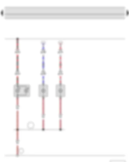 Wiring Diagram  SKODA FABIA II 2011 - Additional brake light bulb - Left number plate light - Right number plate light