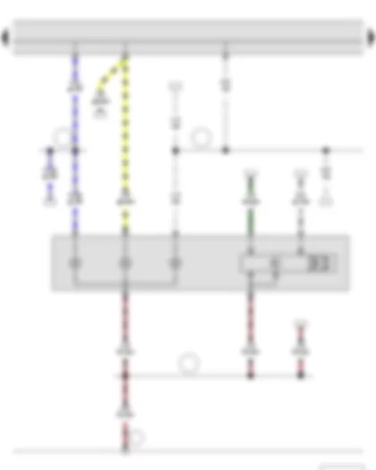 Wiring Diagram  SKODA FABIA II 2011 - Front left headlight