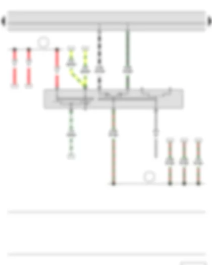 Wiring Diagram  SKODA FABIA II 2011 - Turn signal switch - Headlight dipper and flasher switch - Parking light switch - Left steering column switch