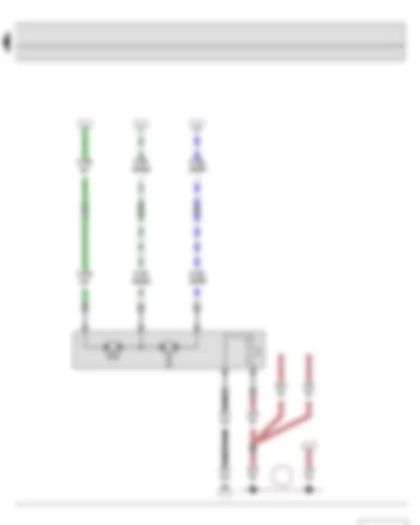 Wiring Diagram  SKODA FABIA II 2011 - Front passenger side exterior mirror