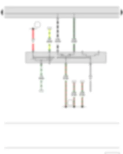 Wiring Diagram  SKODA FABIA II 2011 - Turn signal switch - Headlight dipper and flasher switch - Parking light switch - Left steering column switch