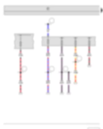 Wiring Diagram  SKODA FABIA II 2013 - Fuse holder A - Fuse holder B