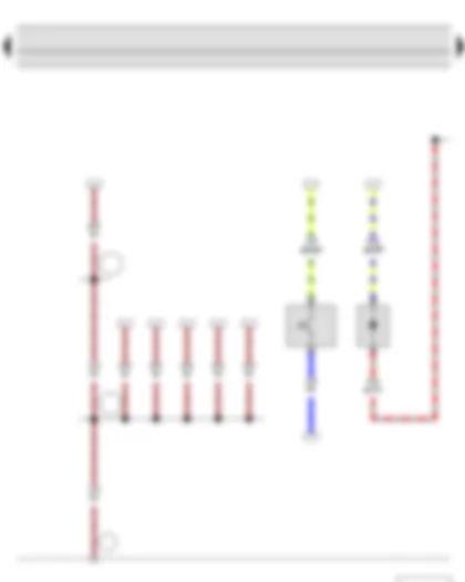 Wiring Diagram  SKODA FABIA II 2015 - Daytime running lights switch - Daytime running lights blocking diode