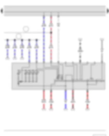 Wiring Diagram  SKODA FABIA II 2015 - Light switch