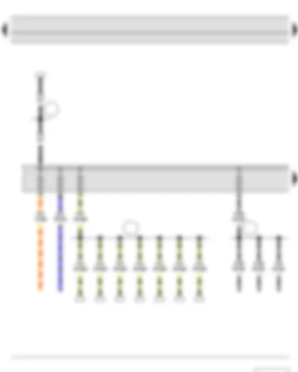 Wiring Diagram  SKODA FABIA II 2013 - Fuse holder B