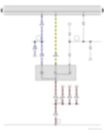 Wiring Diagram  SKODA FABIA II 2013 - Front left headlight