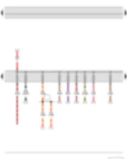 Wiring Diagram  SKODA FABIA II 2012 - Fuse holder B