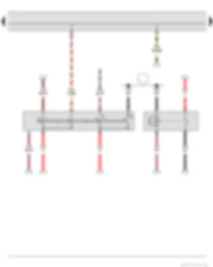 Wiring Diagram  SKODA FABIA II 2014 - Ignition/starter switch - Terminal 15 voltage supply relay