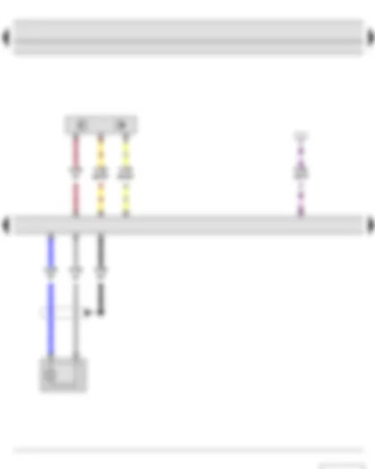 Wiring Diagram  SKODA FABIA II 2012 - Hall sender - Knock sensor 1 - Engine control unit