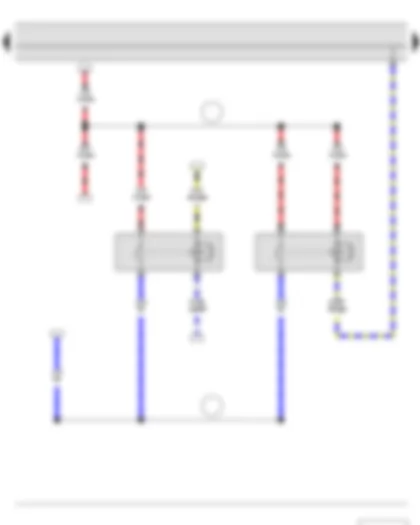 Wiring Diagram  SKODA FABIA II 2015 - Fuel pump relay - Fuel supply relay