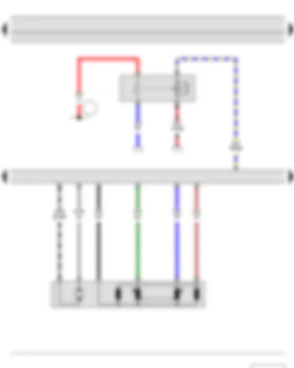 Wiring Diagram  SKODA FABIA II 2013 - Main relay - Throttle valve module - Engine control unit