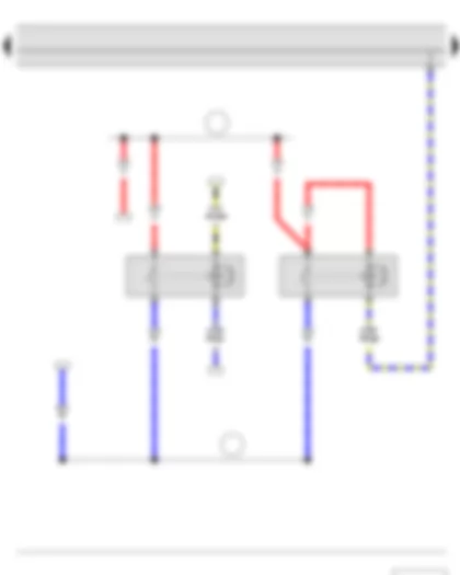 Wiring Diagram  SKODA FABIA II 2014 - Fuel pump relay - Fuel supply relay