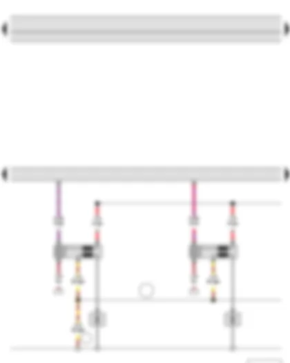 Wiring Diagram  SKODA FABIA II 2013 - Engine control unit - Ignition coil 1 with output stage - Ignition coil 2 with output stage