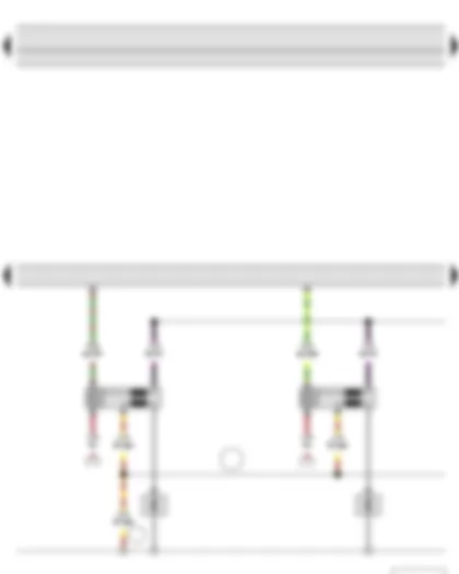 Wiring Diagram  SKODA FABIA II 2014 - Engine control unit - Ignition coil 1 with output stage - Ignition coil 2 with output stage