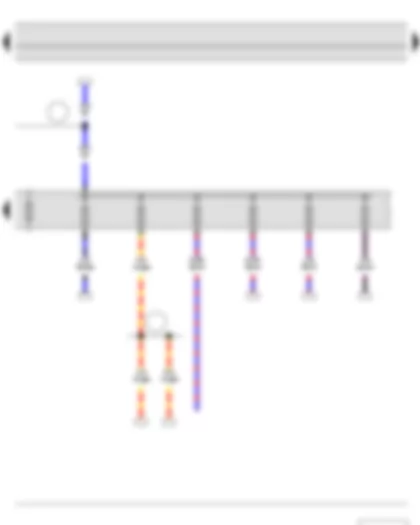 Wiring Diagram  SKODA FABIA II 2015 - Fuse holder B