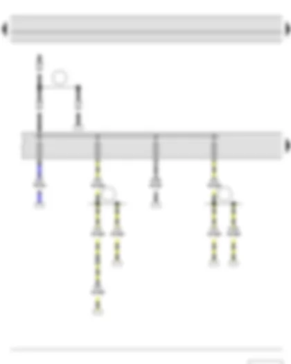 Wiring Diagram  SKODA FABIA II 2013 - Fuse holder B