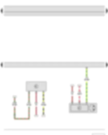 Wiring Diagram  SKODA FABIA II 2014 - Oil level and oil temperature sender - Engine control unit - Coolant circulation pump 2