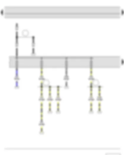 Wiring Diagram  SKODA FABIA II 2013 - Fuse holder B