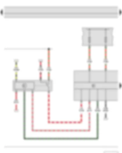 Wiring Diagram  SKODA FABIA II 2013 - ABS control unit - Voltage stabiliser 2 - Fuse holder A