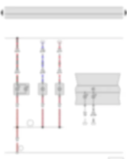 Wiring Diagram  SKODA FABIA II 2013 - Dash panel insert - Additional brake light bulb - Left number plate light - Right number plate light