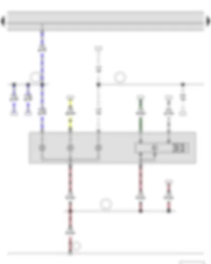 Wiring Diagram  SKODA FABIA II 2015 - Front left headlight