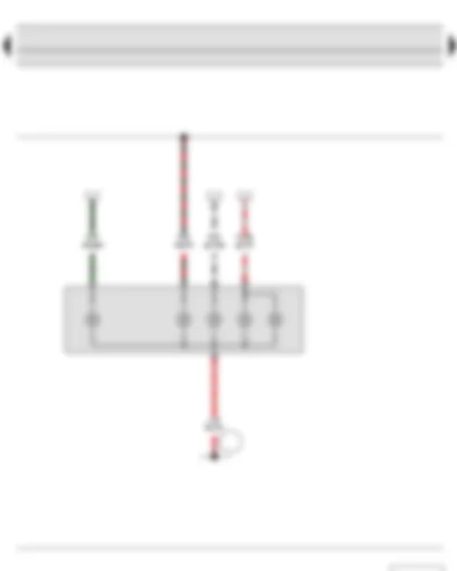 Wiring Diagram  SKODA FABIA II 2015 - Right tail light