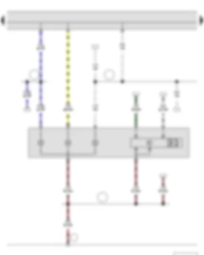 Wiring Diagram  SKODA FABIA II 2013 - Front left headlight